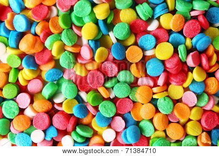 colorful sugar sprinkles background
