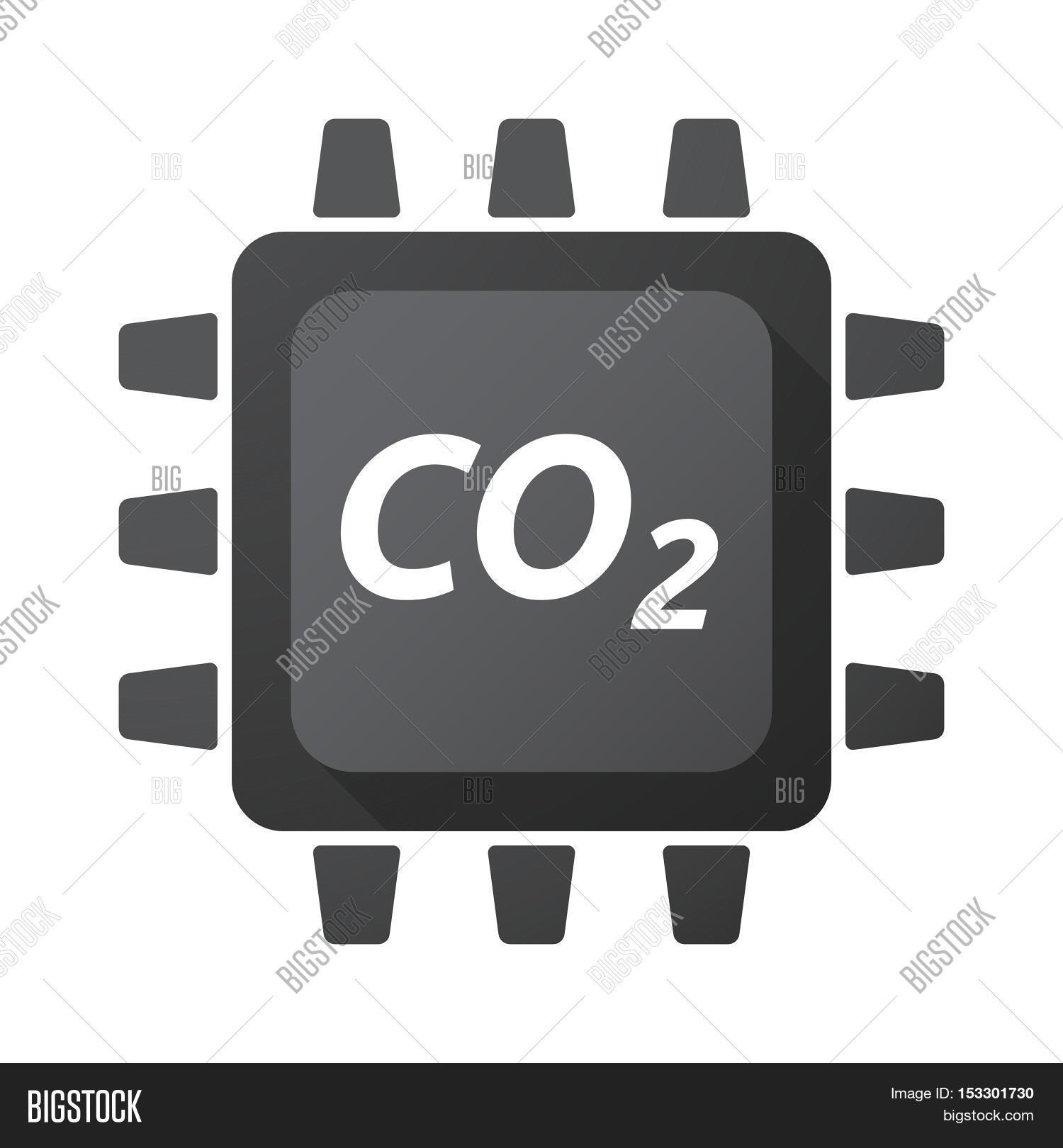illustration of an isolated central processing unit icon with
