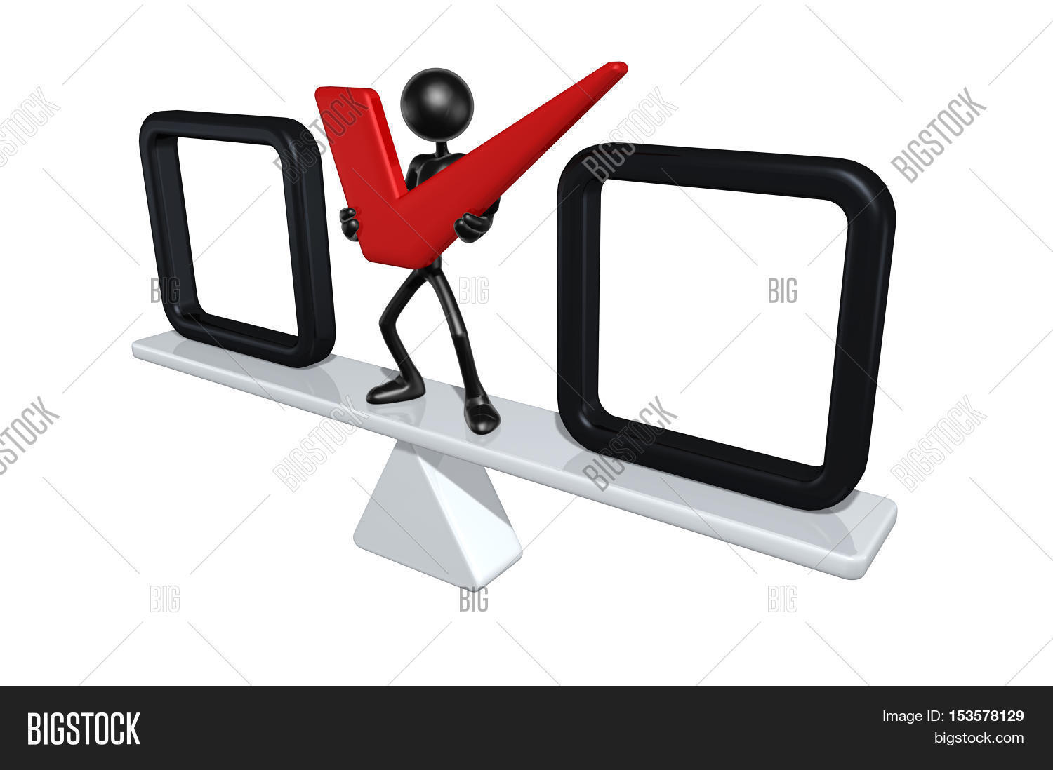 vote voting choice elect election concept with the original 3d