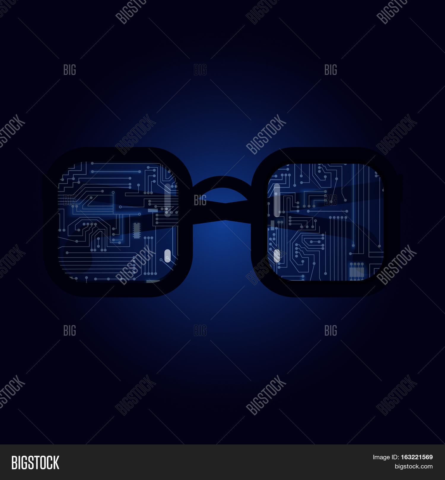 electronic glasses矢量图和照片 | bigstock