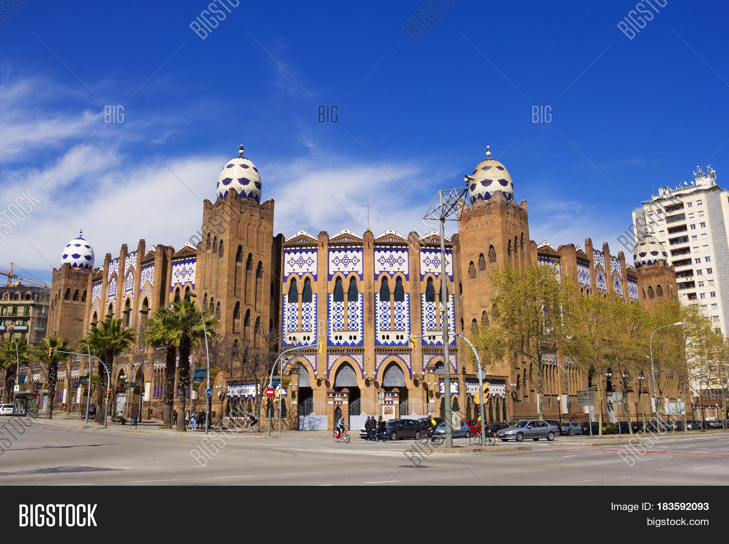 barcelona spain - 26 march 2017: the plaza monumental de