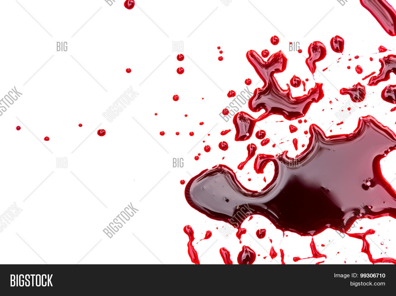 halloween concept : blood dripping