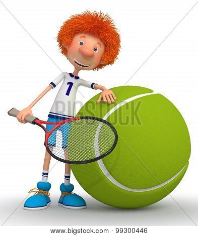 boy tennis player