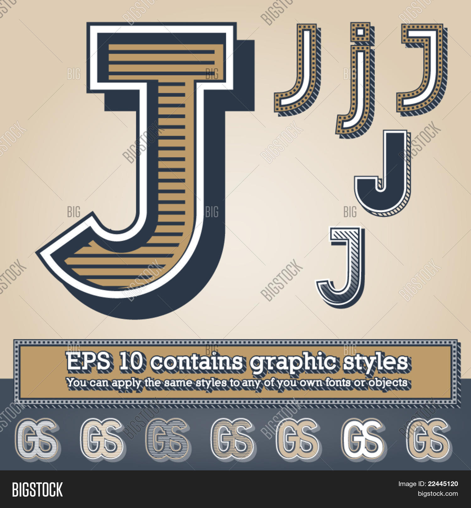 Old Fashioned Alphabet Letter J Vector & Old Fashioned Alphabet Letter J Vector &