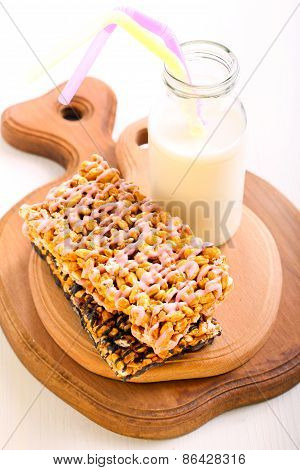 puffed rice crispy bars
