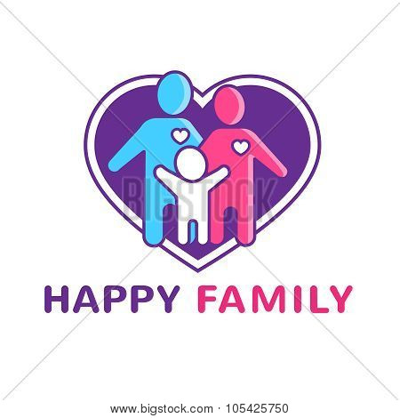 family logo illustration