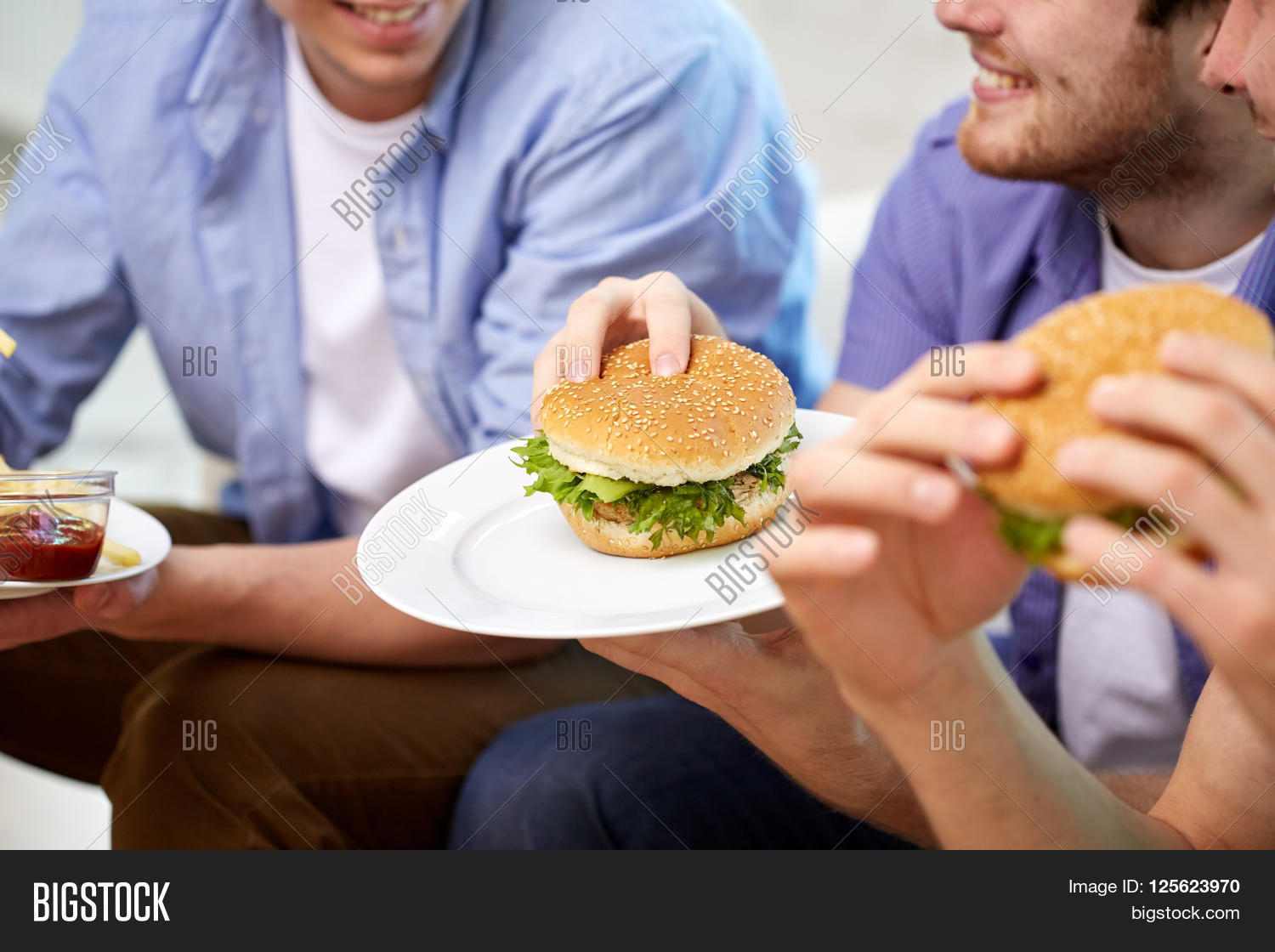 fast food, unhealthy eating, people and junk-food - close up of