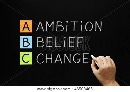 野心的信念改变