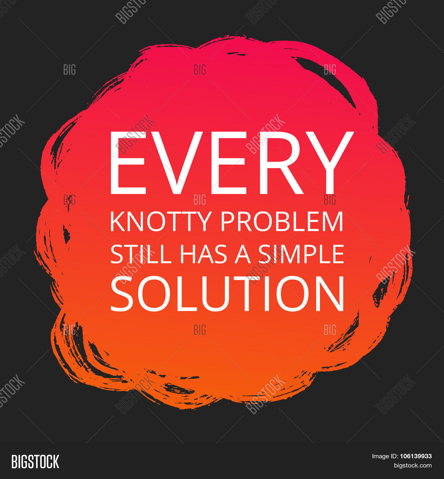 motivational poster about problems