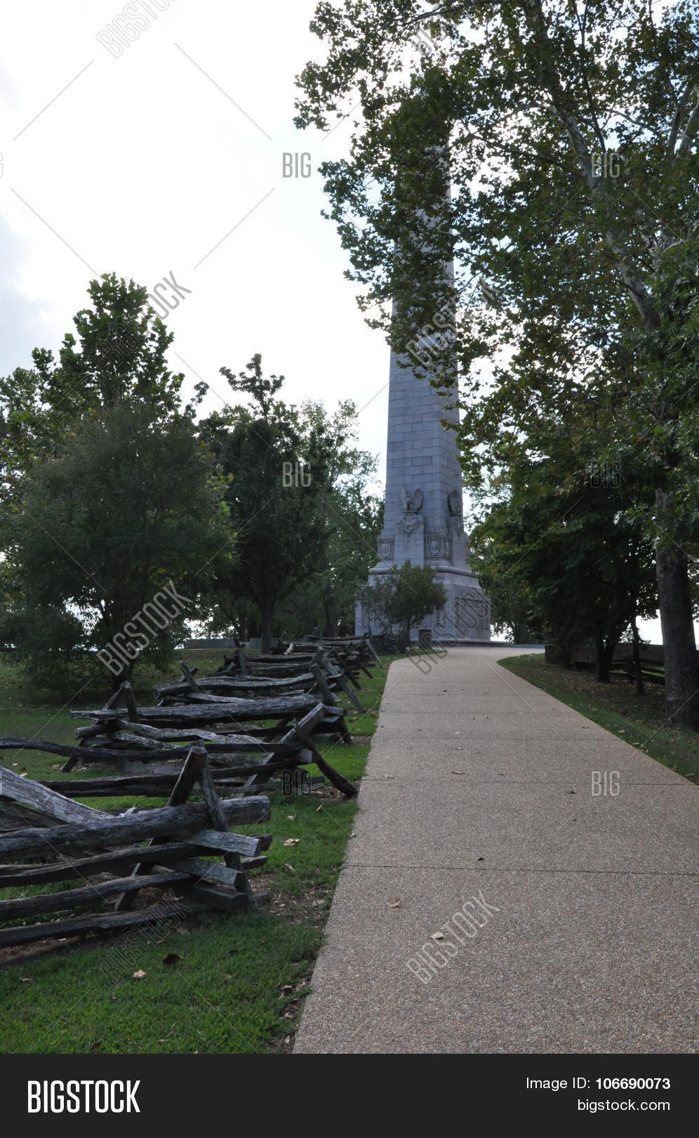 tercentenary monument (jamestown monument) in virginia 库存照片