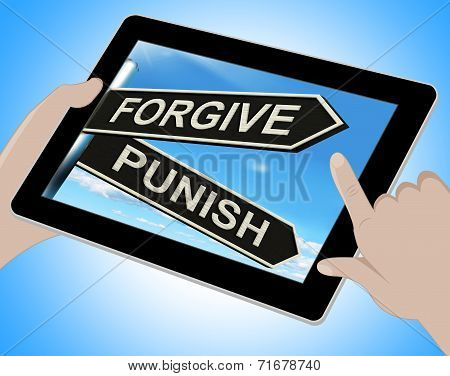 forgive punish tablet means forgiveness or punishment