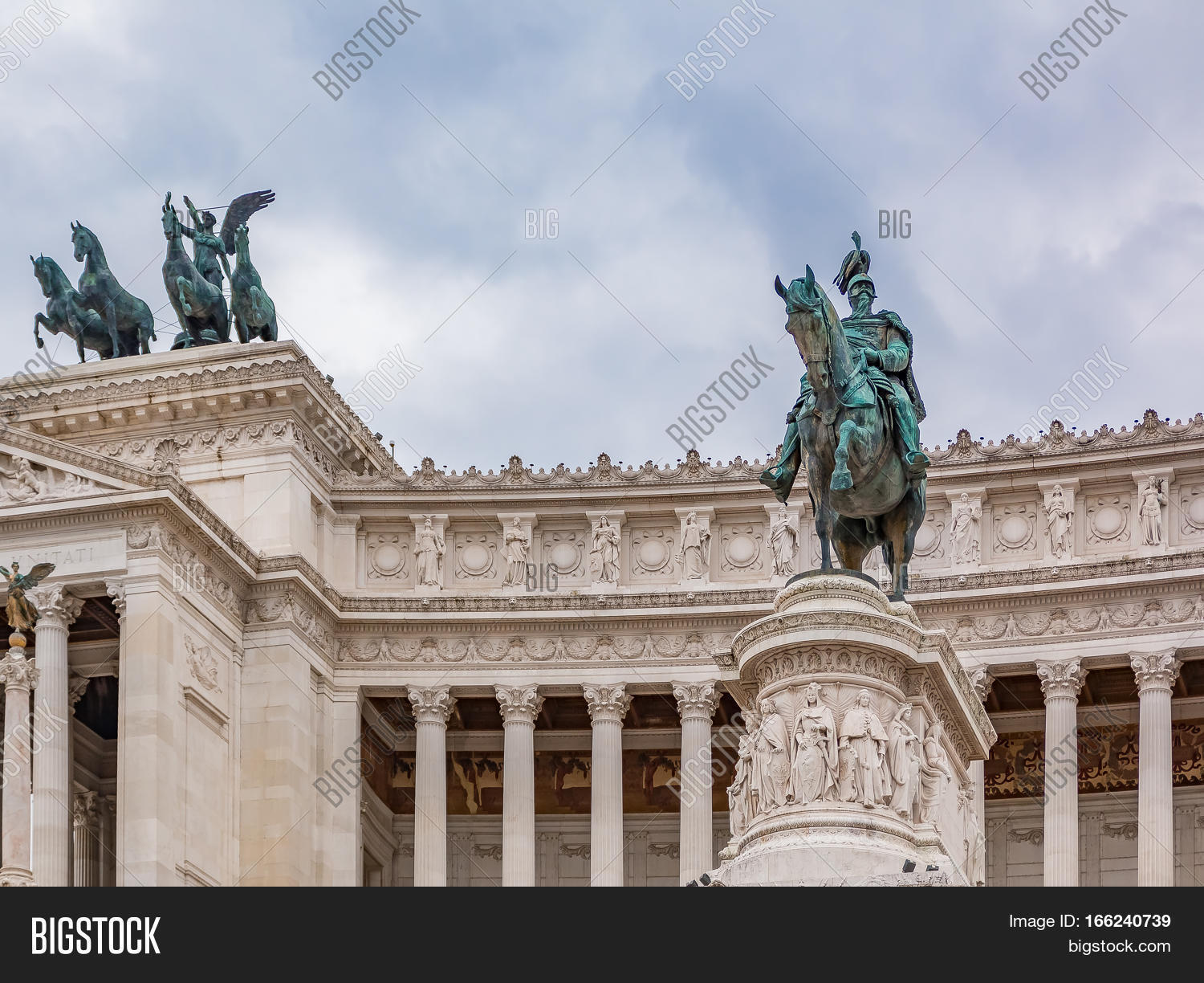 altar of the fatherland in rome italy 库存照片和库存图片 | big