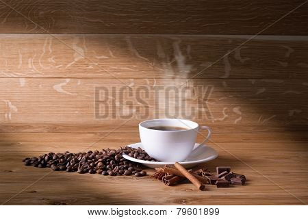 freshly brewed coffee