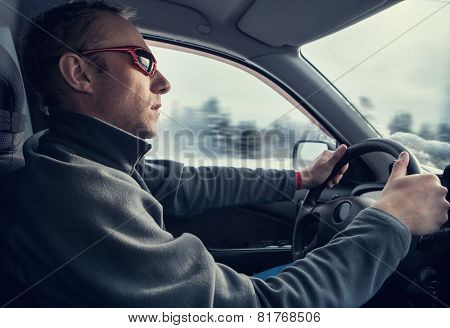 driver in the car