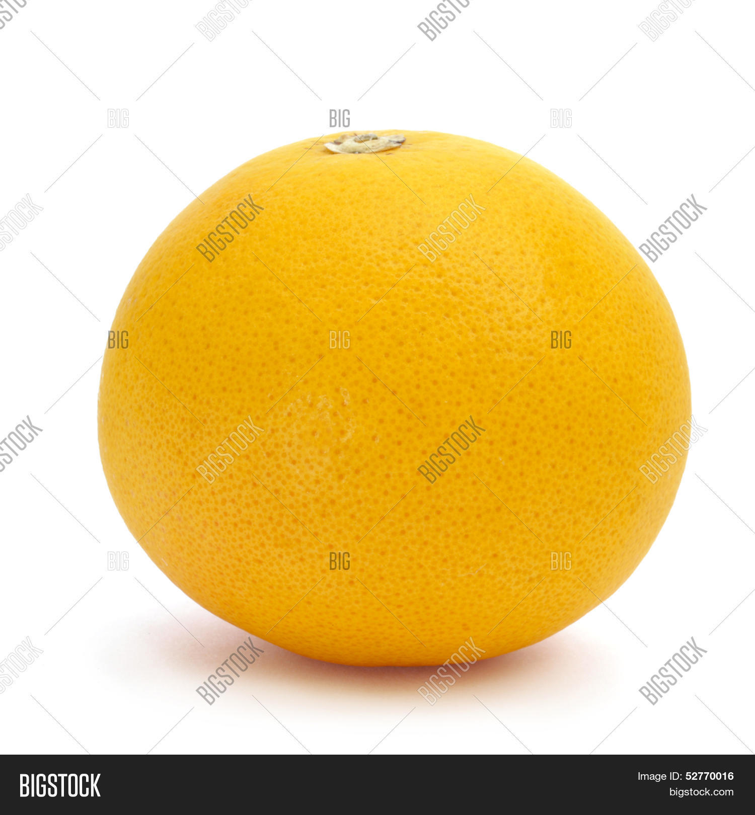 a grapefruit on a white background