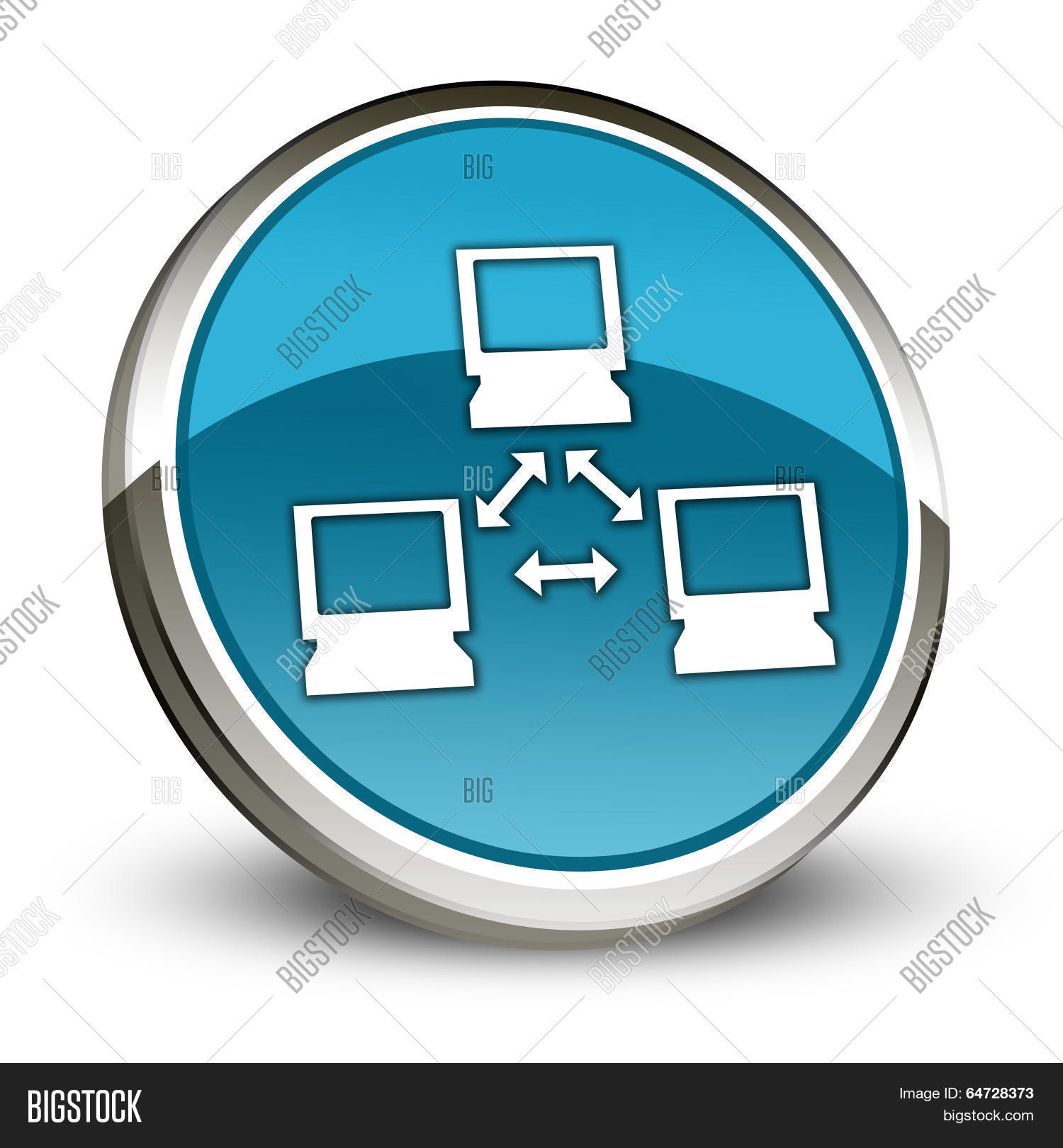 image illustration image icon button pictogram with network