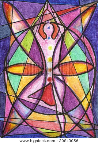 保存 下载预览 fine art abstract cubist expressionist painting