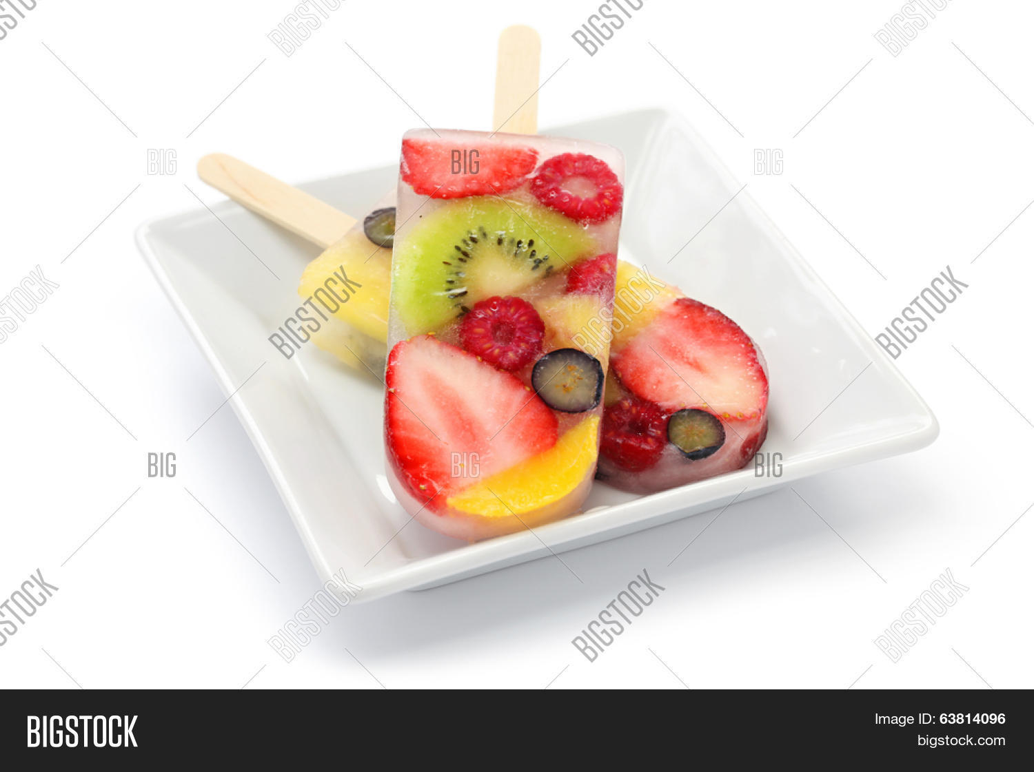 homemade fruit ice pop, popsicle