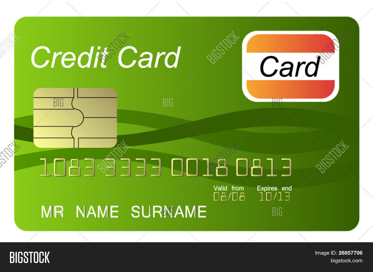 绿色信用卡, 矢量 库存矢量图和库存照片 | bigstock