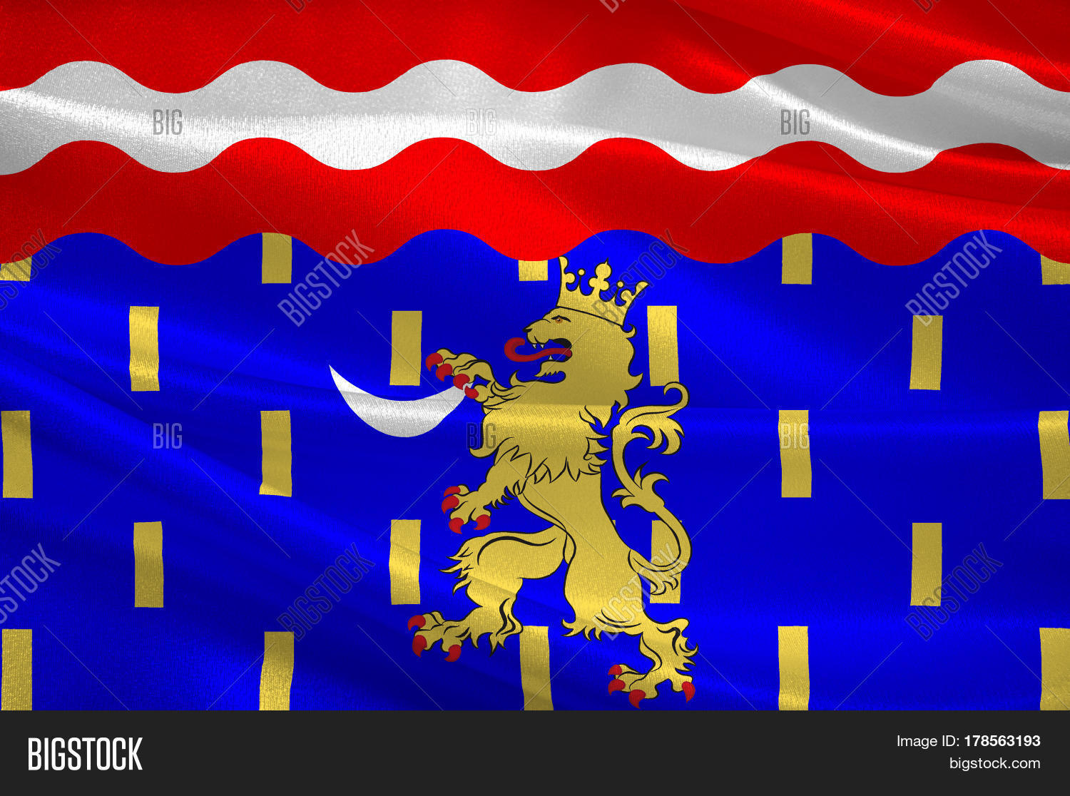 flag of haute-saone is a french department of the franche-comte