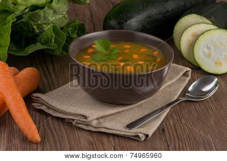 soup with vegetables