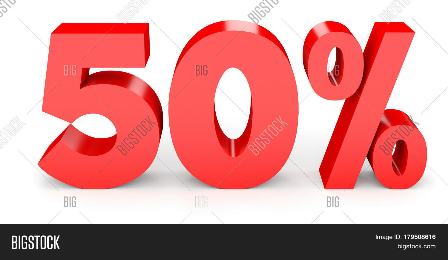 fifty percent off. discount 50 %.