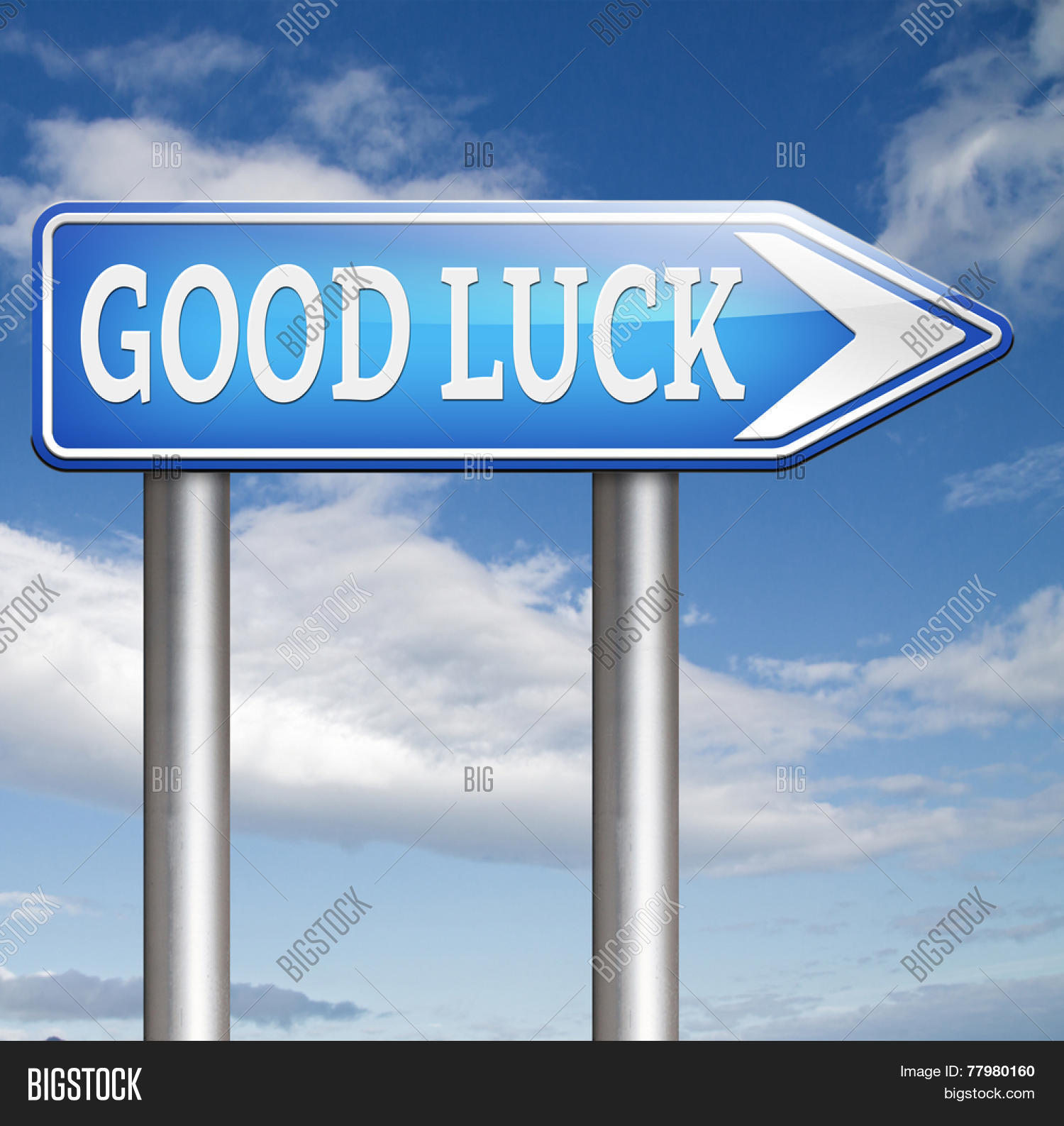 good luck having a lucky day, best wishes good fortune
