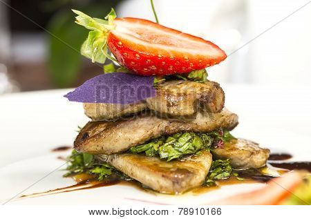 roast goose liver